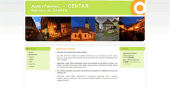 Desktop Screenshot of apartmani-centar.com